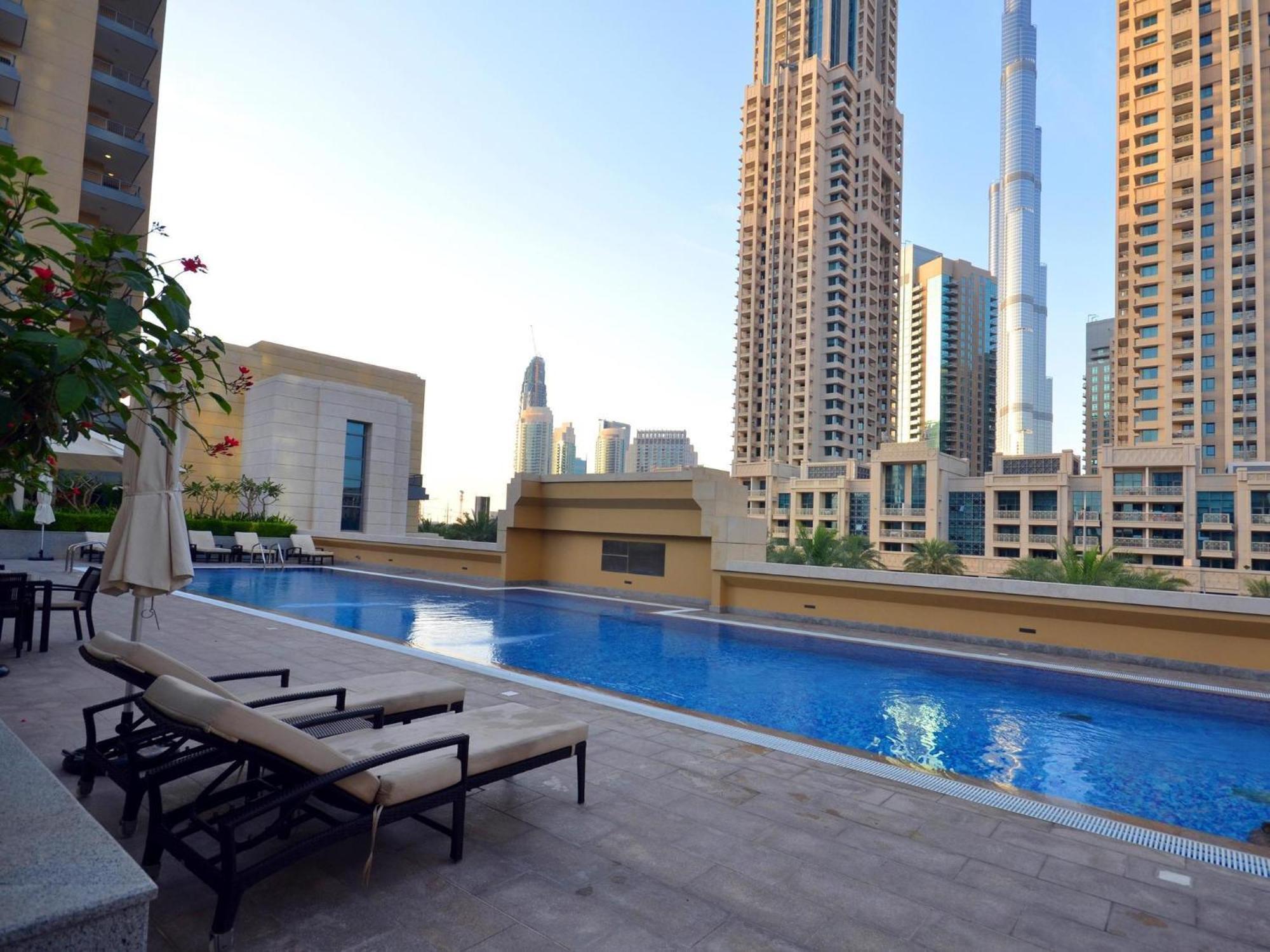 Lux 1Br 2 Min To Burj Khalifa Apartment Дубай Екстериор снимка